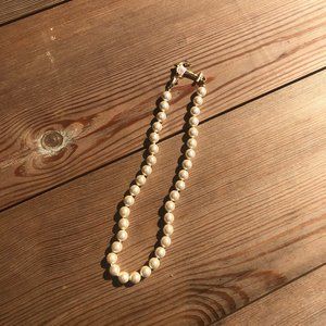 Kiel James Patrick Valerie Pearl Anchor Necklace